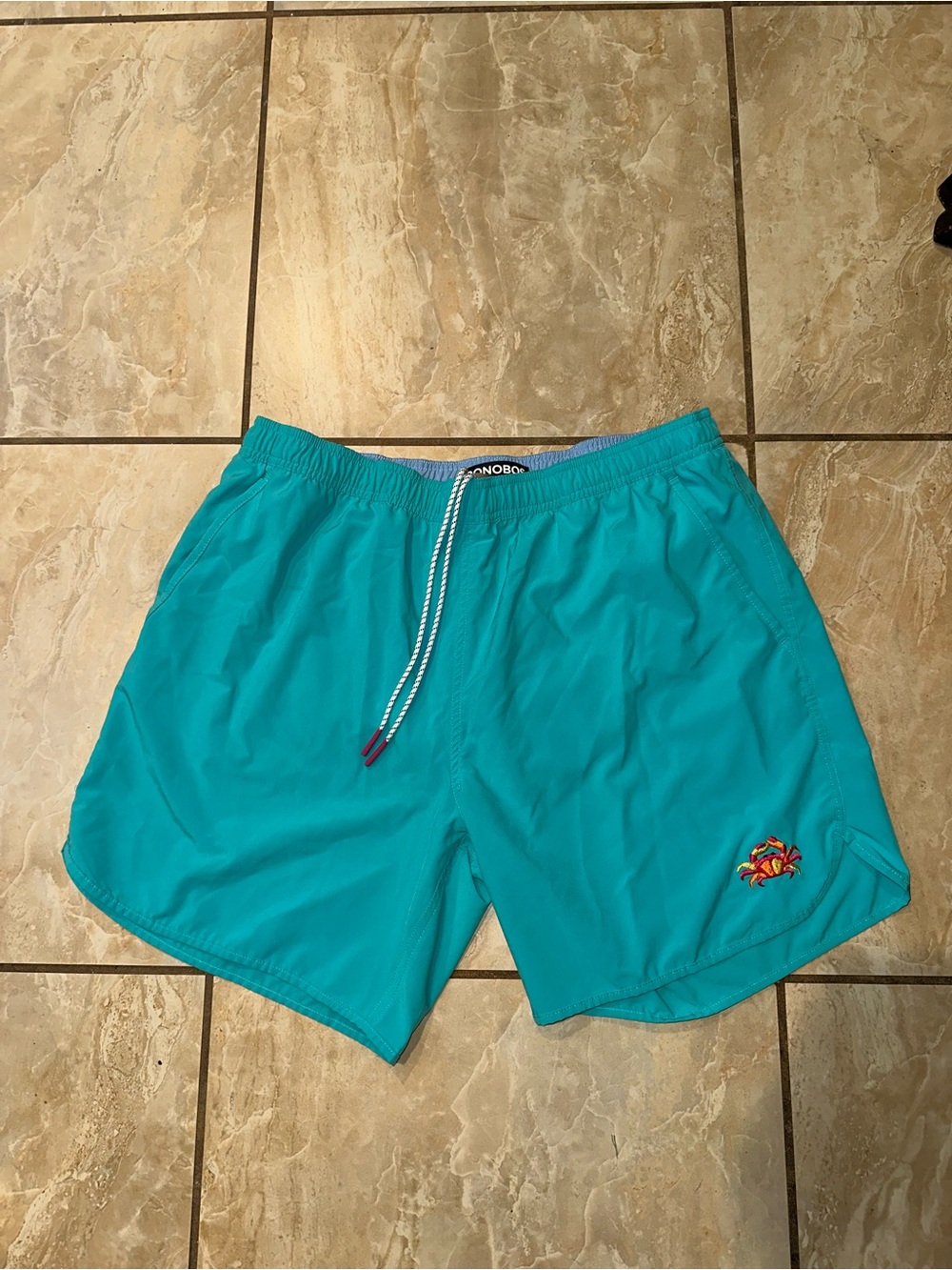 turquoise Bonobos Swim Trunks Size XL